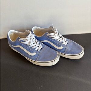 Vans Men's Light Blue Canvas Sneakers